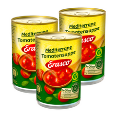 3x Erasco Suppe Mediterrane Tomatensuppe 390ml (3x390ml)