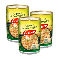 3x Erasco Reistopf mit Fleischklößen 400g (3x400g)