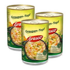 3x Erasco Graupentopf 400g (3x400g)