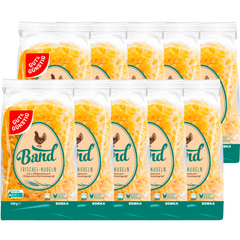 10x GUT&GÜNSTIG Frischei-Nudeln Band 500g (10x500g)