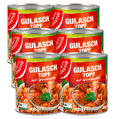 6x GUT&GÜNSTIG Schweinegulasch-Topf 800g (6x800g)