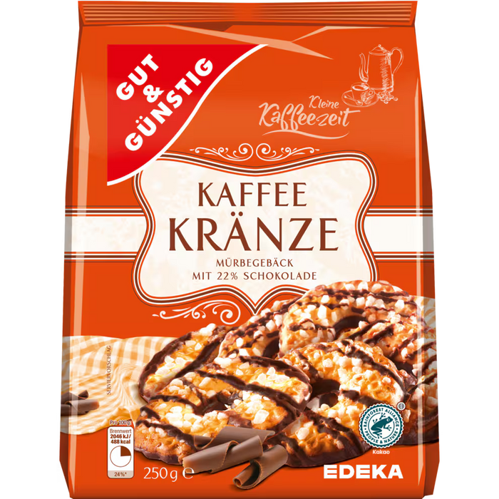 12x GUT&GÜNSTIG Kaffeekränze 250g (12x250g)