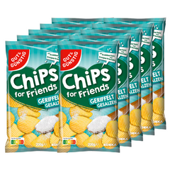 10x GUT&GÜNSTIG Riffelchips gesalzen 200g (10x200g)