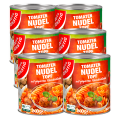 6x GUT&GÜNSTIG Tomaten-Nudeltopf mit Fleischbällchen 800g (6x800g)