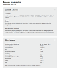 15x GUT&GÜNSTIG Haferflocken extra zart 500g (15x500g)