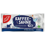 Produktbild anzeigen: GUT&GÜNSTIG Kaffeesahne wärmebehandelt 20x10g VLOG