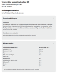 24x GUT&GÜNSTIG Kartoffelsticks for Friends Paprika 125g (24x125g)
