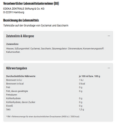 6x GUT&GÜNSTIG Süßstoff flüssig 300ml (6x300ml)