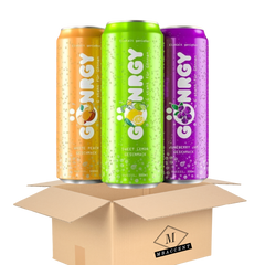 Gönrgy Limited Editon Set 1x Juneberry Jam 1x White Peach 1x Sweet Lemon 3x 500ml Einweg Dose DPG