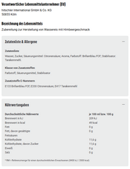 2x Hitschies Saure Drachenzungen Wassereis Blau Set Hitschler 2x400ml (800ml)