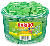 Haribo saure Apfel-Ringe 150Stück 1200g