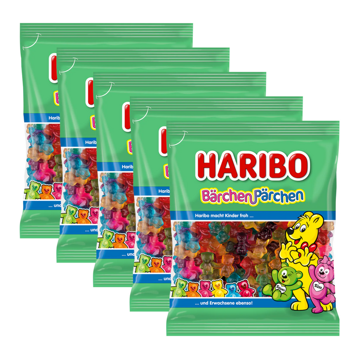 5x Haribo Bärchen-Pärchen 160g (5x160g)