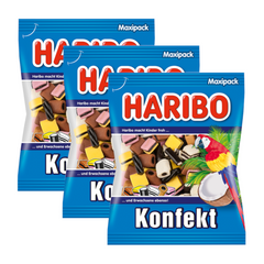 3x Haribo Konfekt 500g (3x500g)
