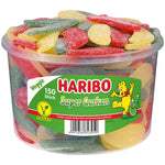 Produktbild anzeigen: Haribo Super Gurken Dose 150ST 1350g