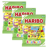 3x Haribo Knallbunt Minis veggie 230g (3x230g)