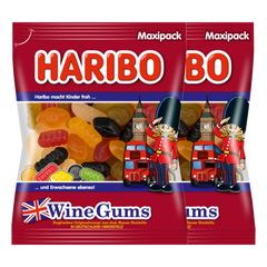 2x Haribo Wine Gums 500g (2x500g)