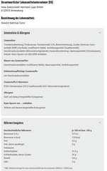 Hela Gewürz Ketchup Curry leicht scharf 300ml