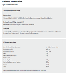 Kikkoman Sojasauce weniger Salz 250ml