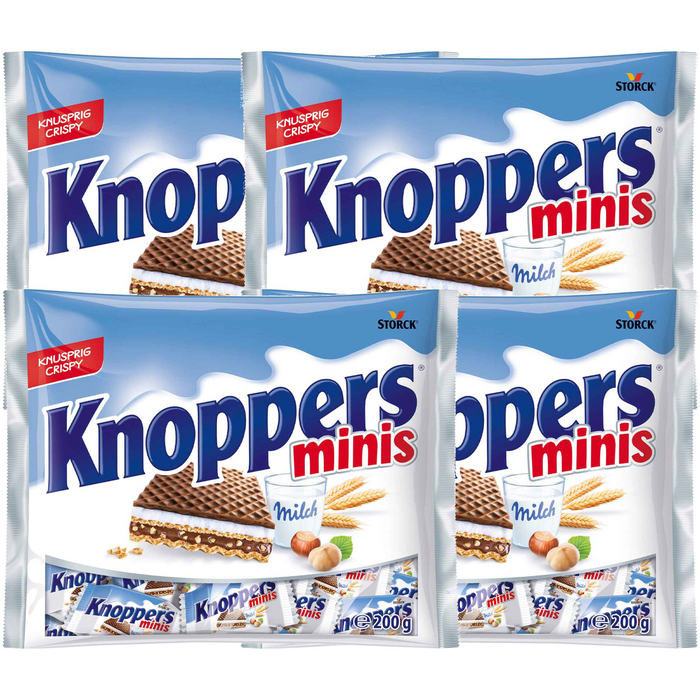 4x Knoppers Minis 200g (4x200g)