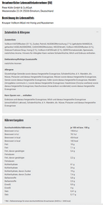 Produktbild anzeigen: Kölln Müsli Knusper Honig-Nuss 1,2kg