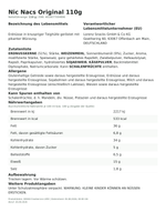 Produktbild anzeigen: Produktinformationen zum Einzelprodukt – Nic Nacs Original 110g