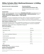 Produktbild anzeigen: Produktinformationen zum Einzelprodukt – Milka Schoko Mini Weihnachtsmann 1,540kg