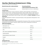 Produktbild anzeigen: Produktinformationen zum Einzelprodukt – Haribo Weihnachtsbäckerei 250g