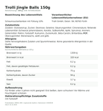 Produktbild anzeigen: Lebensmittelinformationen je Einzelprodukt – Trolli Jingle Balls 150g