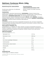 Produktbild anzeigen: Lebensmittelinformationen je Einzelprodukt – Bahlsen Contessa Minis 100g