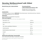 Produktbild anzeigen: Produktinformationen zum Einzelprodukt – Develey Weißwurstsenf süß 250ml
