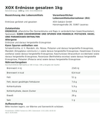 Produktbild anzeigen: Produktinformationen zum Einzelprodukt – XOX Erdnüsse gesalzen 1kg