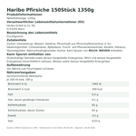 Produktbild anzeigen: Produktinformationen zum Einzelprodukt – Haribo Pfirsiche 150Stück 1350g
