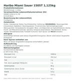 Produktbild anzeigen: Produktinformationen zum Einzelprodukt – Haribo Miami Sauer 150ST 1,125kg