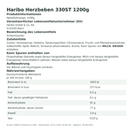 Produktbild anzeigen: Produktinformationen zum Einzelprodukt – Haribo Herzbeben 330ST 1200g
