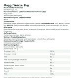 Produktbild anzeigen: Produktinformationen zum Einzelprodukt – Maggi Würze 1kg