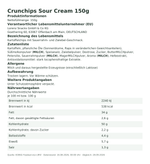 Produktbild anzeigen: Produktinformationen zum Einzelprodukt – Crunchips Sour Cream 150g