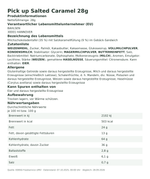 Produktbild anzeigen: Produktinformationen zum Einzelprodukt – Pick up Salted Caramel 28g