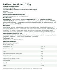 Produktinformationen – Bahlsen Le Kipferl 125g