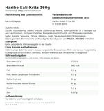 Produktbild anzeigen: Produktinformationen zum Einzelprodukt – Haribo Sali-Kritz 160g