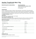 Produktbild anzeigen: Produktinformationen zum Einzelprodukt – Haribo Tropifrutti Mini 75g