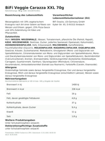 Produktbild anzeigen: Produktinformationen zum Einzelprodukt – BiFi Veggie Carazza XXL 70g