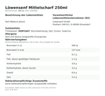 Produktbild anzeigen: Produktinformationen zum Einzelprodukt – Löwensenf Mittelscharf 250ml