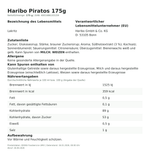 Produktbild anzeigen: Produktinformationen zum Einzelprodukt – Haribo Piratos 175g