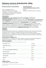 Produktbild anzeigen: Produktinformationen zum Einzelprodukt – Bahlsen Unsere Keksfamilie 280g