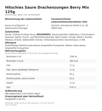 Produktbild anzeigen: Produktinformationen zum Einzelprodukt – Hitschies Saure Drachenzungen Berry Mix 125g