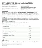 Produktbild anzeigen: Produktinformationen zum Einzelprodukt – Gut&Günstig Hühnernudeltopf 800g