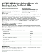 Produktbild anzeigen: Produktinformationen zum Einzelprodukt – Gut&Günstig Grüne Bohnen Eintopf mit Rauchspeck und Rindfleisch 800g