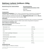 Produktbild anzeigen: Produktinformationen zum Einzelprodukt – Bahlsen Leibniz Vollkorn 200g