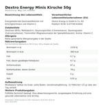 Produktbild anzeigen: Produktinformationen zum Einzelprodukt – Dextro Energy Minis Kirsche 50g
