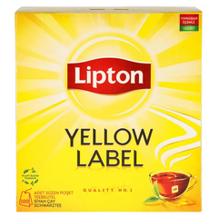 Lipton Tee Yellow Label Tea Schwarzer Tee, 100 Teebeutel, 150 g